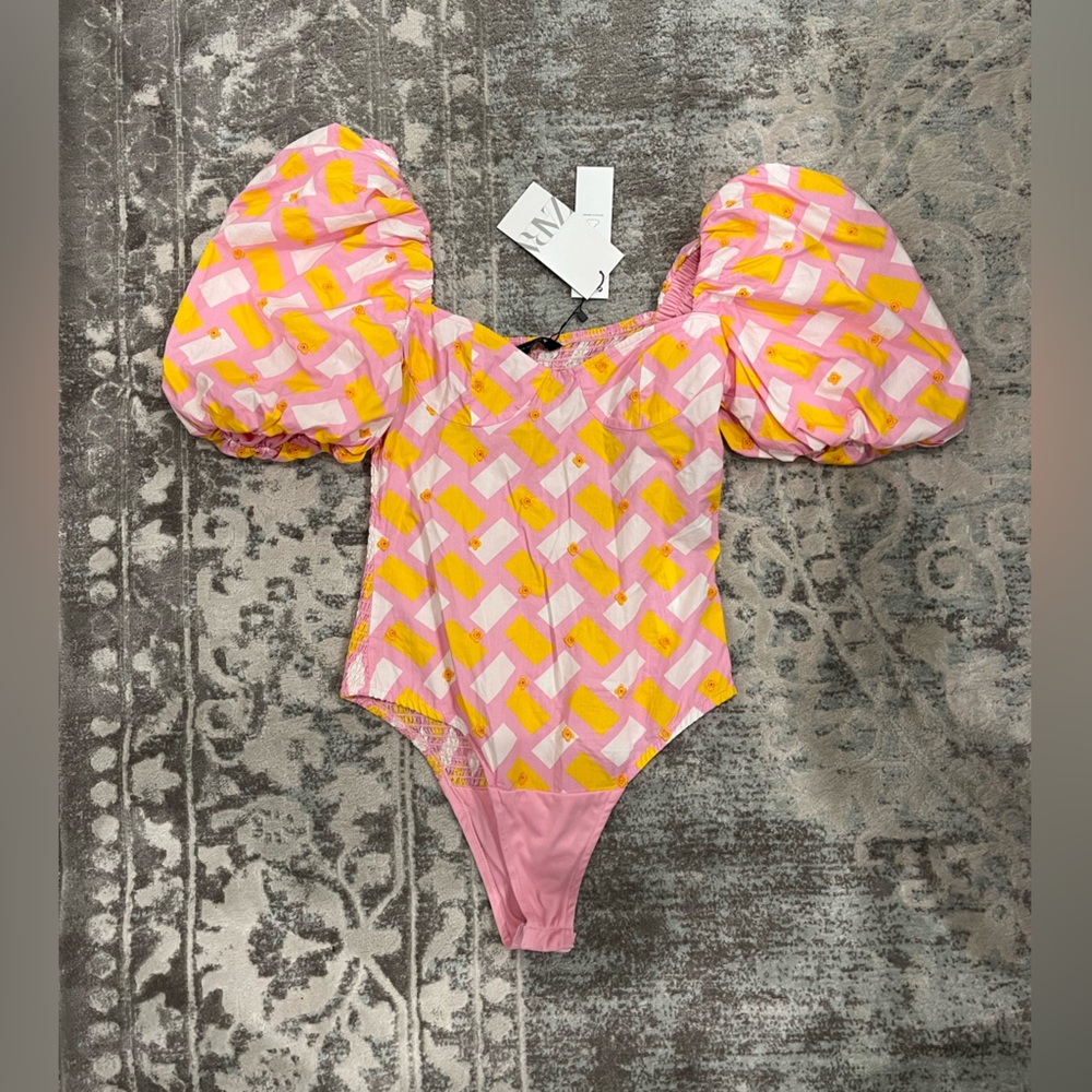 Zara bodysuit. Size small, new with tags!
